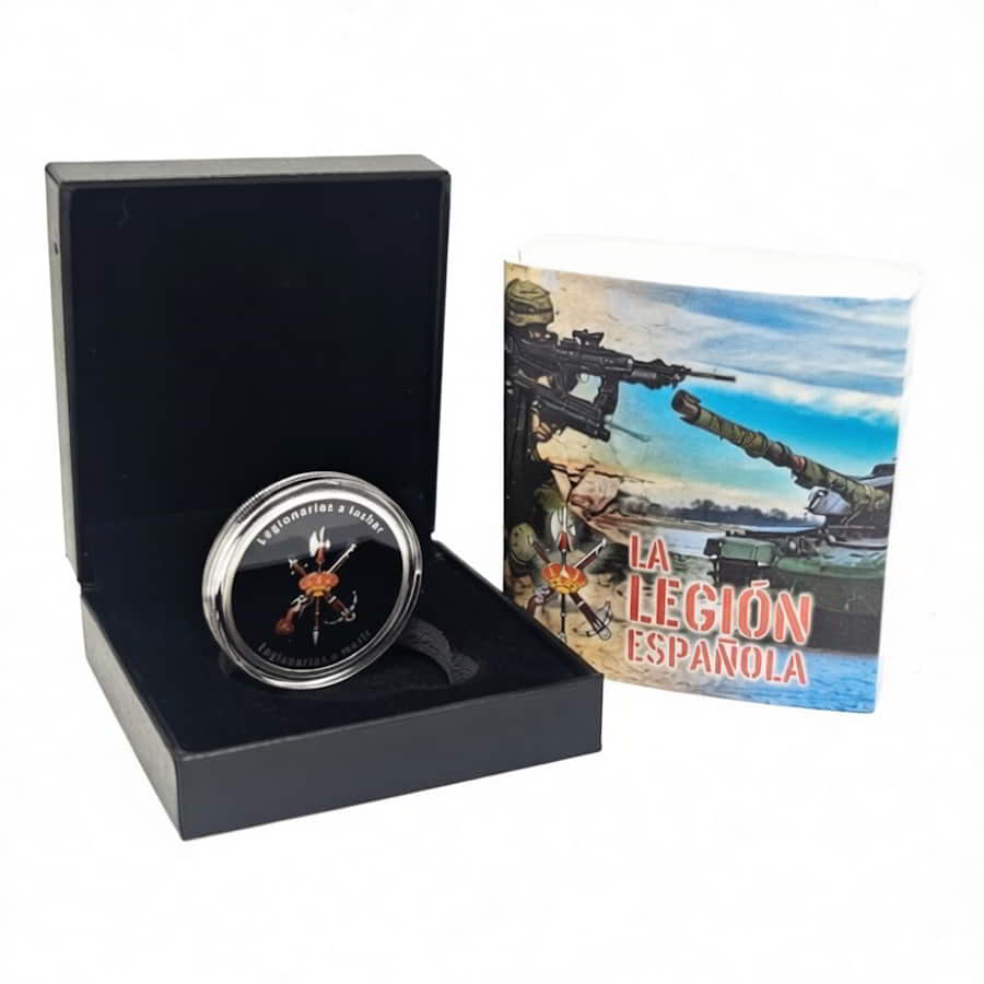 Estuche de Lujo con Moneda Millán-Astray y la Legión Española (N) - Imagen 2