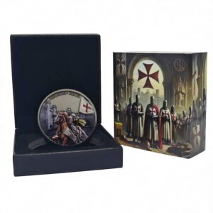 Caja Lujo con Moneda Castillo Templario de Ponferrada - Tipo B