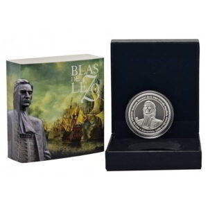 Caja de Lujo con Moneda Blas de Lezo y la Armada Española