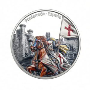 Moneda Castillo Templario de Ponferrada - Tipo A