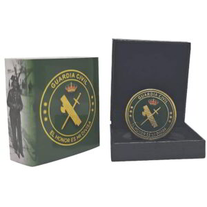 Caja Lujo Moneda conmemorativa Guardia Civil